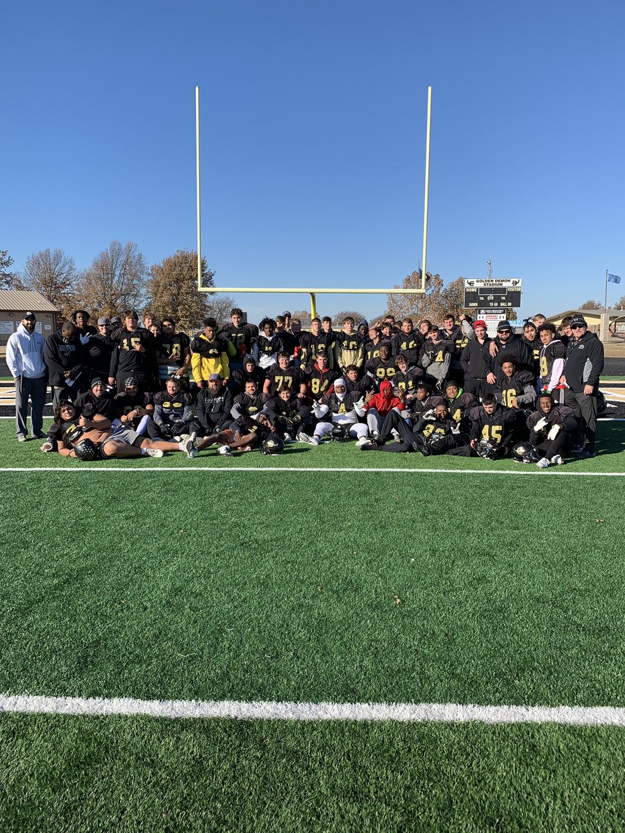 GoldenDemonFB's tweet photo. Practice on Thanksgiving is always a blessing. The Beggs team wishes you and your family a Happy Thanksgiving!Come support us Friday night @ 7:30pm. https://t.co/kzyDWiUhDG