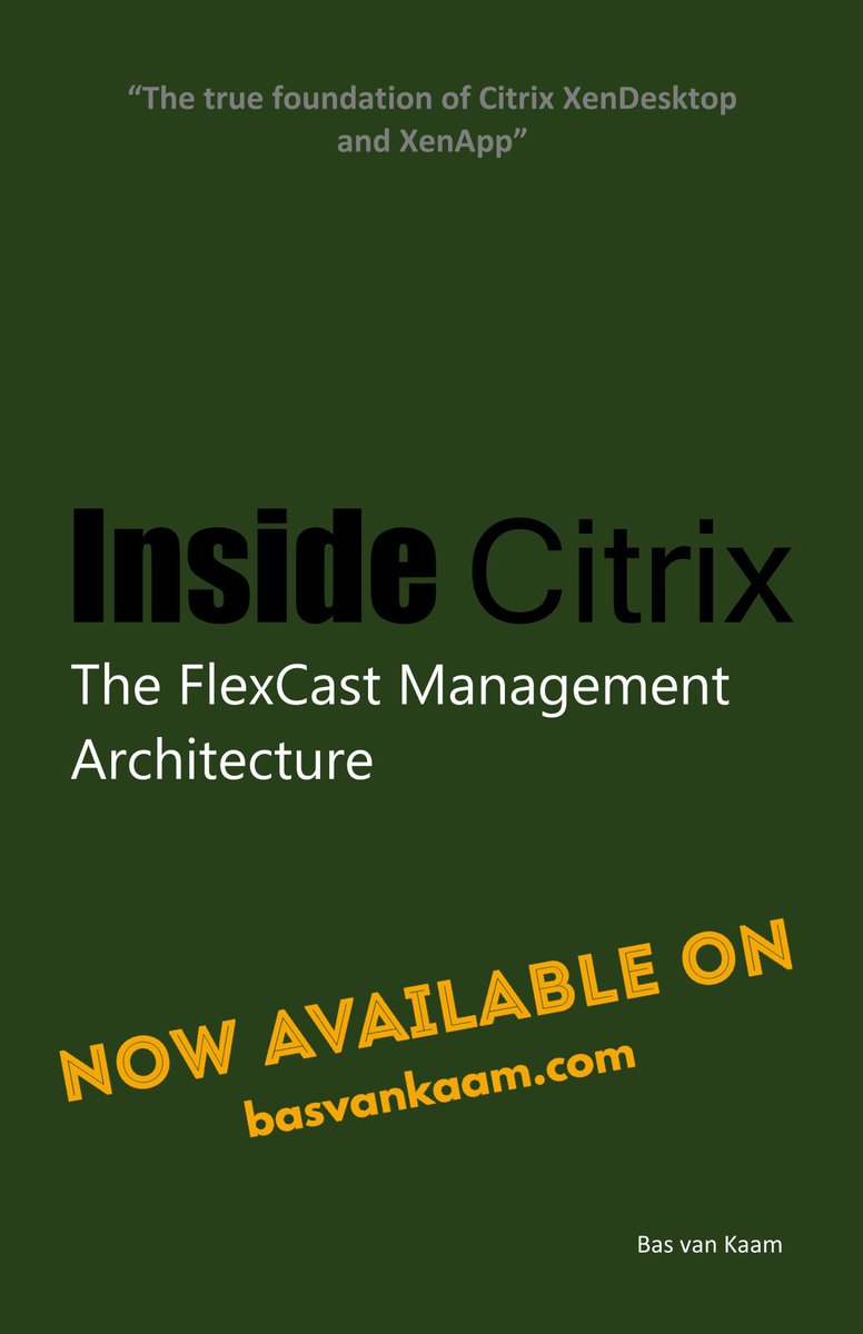BasvanKaam's tweet photo. I know, I have been slacking! People started wondering and asking, so... I'm working on a massive update (a long way from finished, but getting there) of the #InsideCitrix chapters being published online. Expect (much) more soon, hopefully within two weeks or so. https://t.co/mSRBeryi7m