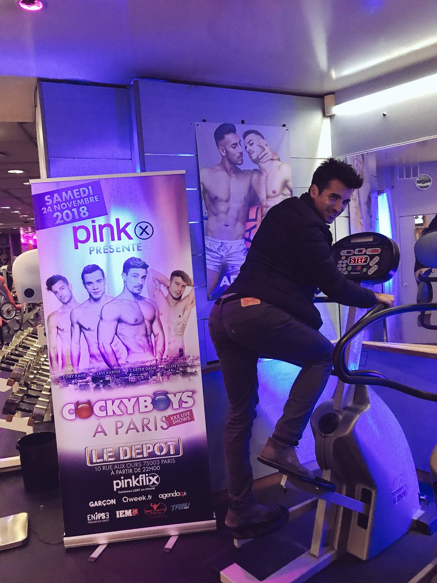 CockyBoys's tweet photo. Bonjour Y’all — 
On our Location Scout today we kept running into our Boys! 

 (I can’t take @RJ_SebastianNYC anywhere! 🤪😳😘) 

Lots of Thanks to —  @ IEM_paris @Fleshjack  @GymLouvre and @PinkTVFR for all the Love &amp; Support!  😈😇 https://t.co/RstImcGmP1