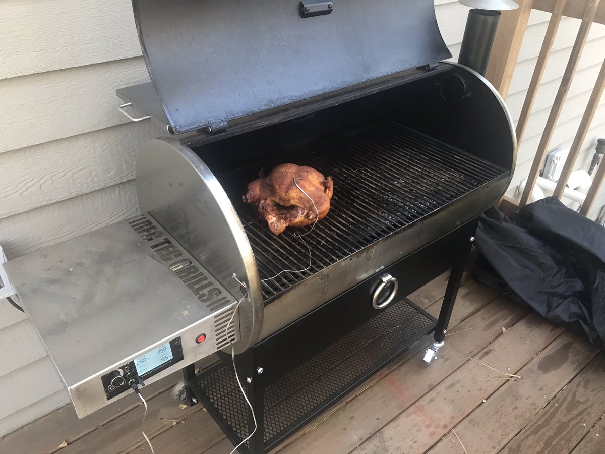schuneman85's tweet photo. Happy #RecTecThanksgiving! I missed the big photo, but the smoked cream cheese dip is a new favorite! #experimentwin https://t.co/ETK5pvOQ2w