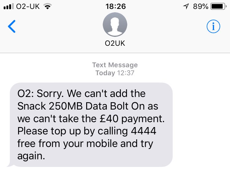 PRG2022's tweet image. So I transfered £4.00 of my rewards over as credit. Then texted 21300 to get a SNACK250 bundle (costing £4.00), and then I received the following text back. This then forced me to use Web Daily Bolt On, which now has eaten up into my credit. Why @o2, why? #o2 #o2Help