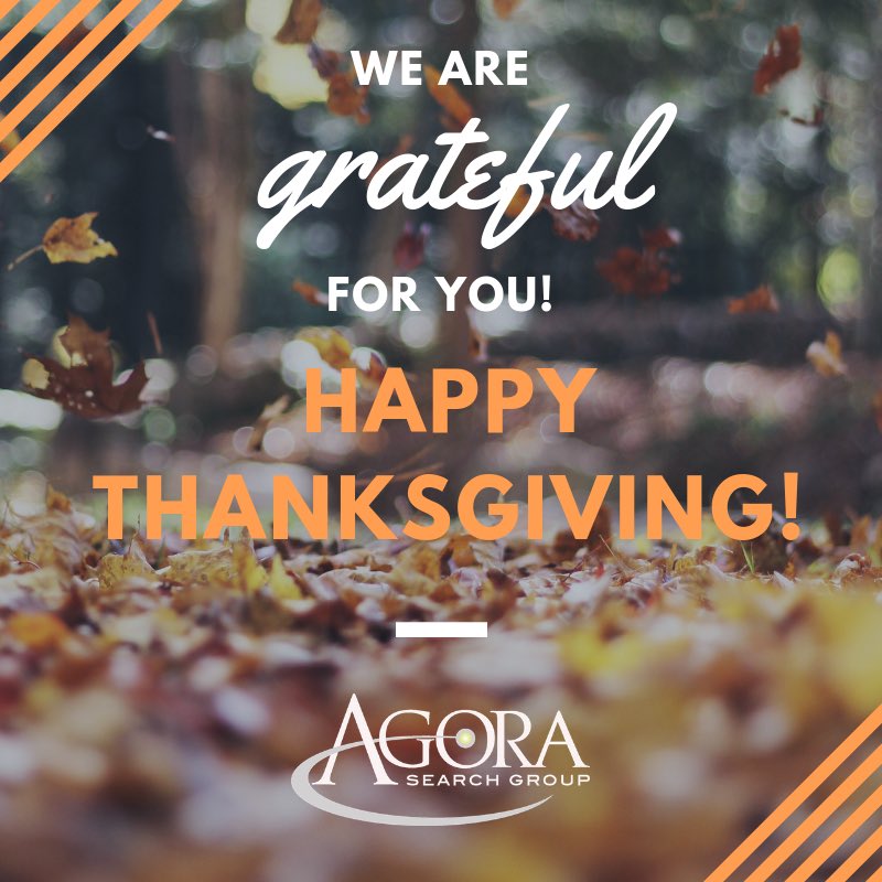 AGORASearchGrp's tweet photo. ๐ HAPPY THANKSGIVING! ๐
We hope your day is filled with family, friends, and of course, great food!๐ฆ We are #grateful for all of you! ๐ฆ From all of us at The AGORA Search Group, HAPPY THANKSGIVING!
#searchgroup
#pastorsearch
#churchsearch
#church
#pastor
#executivesearch https://t.co/8vY0KqTZR0