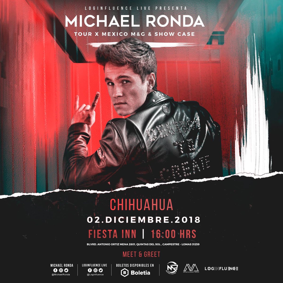amdlivemx's tweet photo. ¡CHIHUAHUA! 👋 Están listos para ser parte del #Tour2018 @Michaelronda corre por tus boletos antes de que sea tarde. 🎊😁

🎟  @boletia : https://t.co/SLjJoyF8C0
@LoginInfluence | @amdlivemx 🇲🇽 https://t.co/TWD9z3YdZI