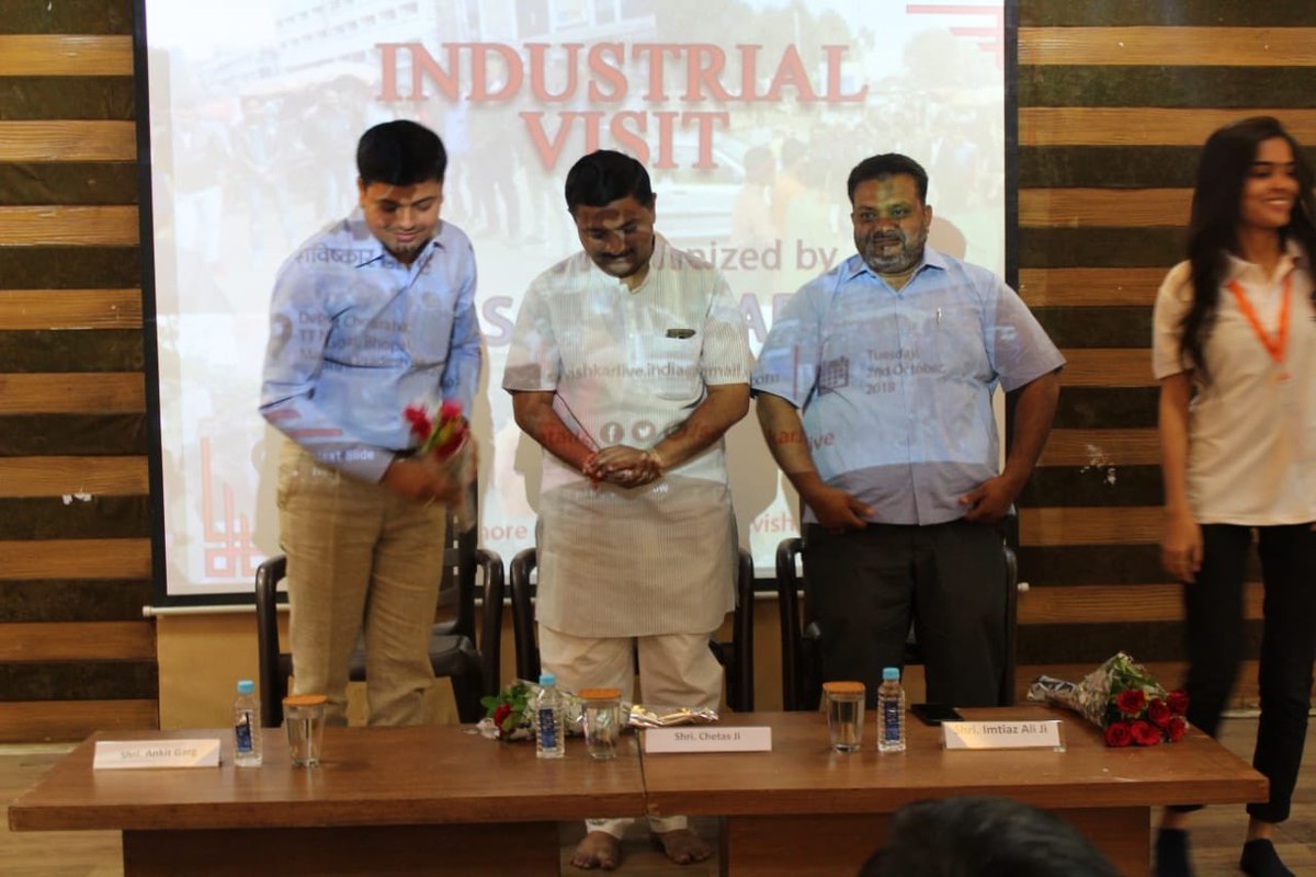 SavishkarIndia's tweet image. #SavishkarLive organised #Industrial visit for students to #wasteprocessing unit.