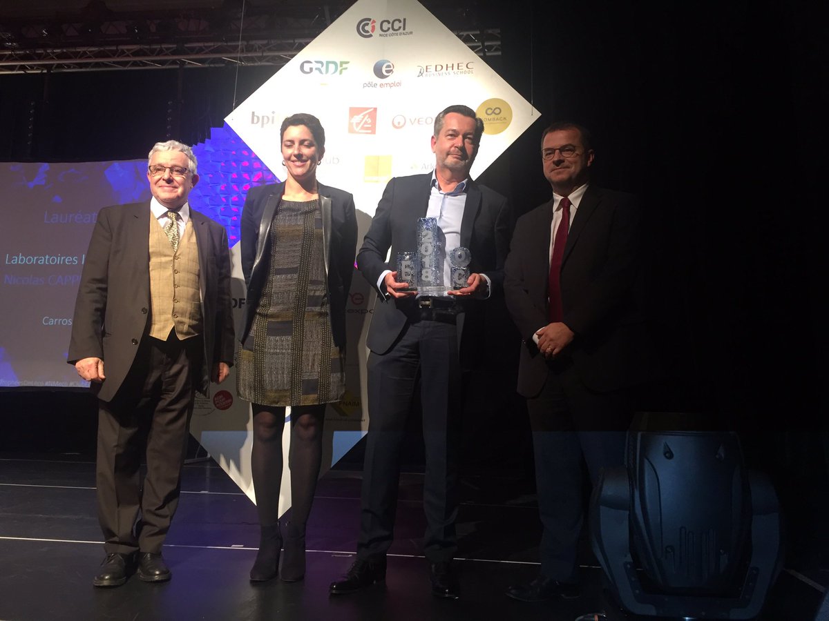 NiceMatinEco's tweet photo. Les clés de réussite de Nicolas Cappelaere, #LaboratoiresIneldea, ont été (et restent) l’innovation avec des formules spécifiques à chaque étape de la vie combinée à une équipe fédérée qui croit durablement au projet. #TrophéesDeLéco #EntrepreneurDeLAnnée https://t.co/18lt6hWUjz