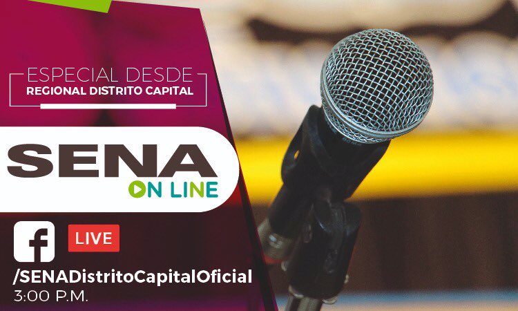 EnriqueRomeroDC's tweet photo. #FelizJueves | los esperamos hoy con las mejores noticias e historias de @SENAComunica en #SENAOnLine a partir de las 3:00 pm, hoy desde el Complejo Cazuca de la Regional Distrito Capital por https://t.co/uSJ6S211Ti https://t.co/7xMv1TkfwC