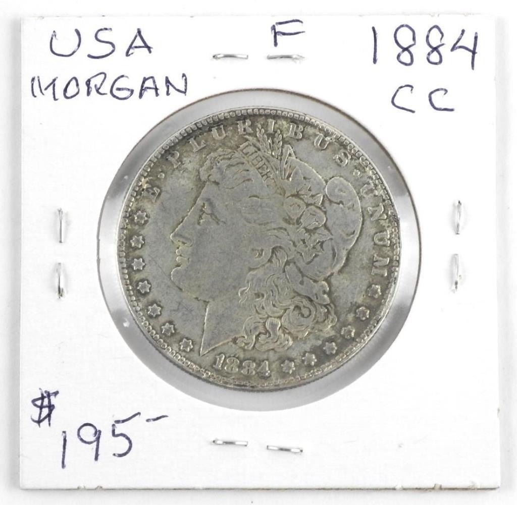 Auction_Network's tweet photo. #AUCTION GOES LIVE TONIGHT AT 6:00 PM EST. SHARP - 1884-CC USA Silver Morgan Dollar (Carson City). (MXR).
https://t.co/DihawHplTE #MORGANDOLLAR #COINAUCTION #AUCTION #COINS #LIVEAUCTION #ONLINEAUCTION #COLLECTORCOINS #SILVERCOINS #LIQUIDATIONAUCTION #AUCTIONNETWORK https://t.co/hObkGXoEYk