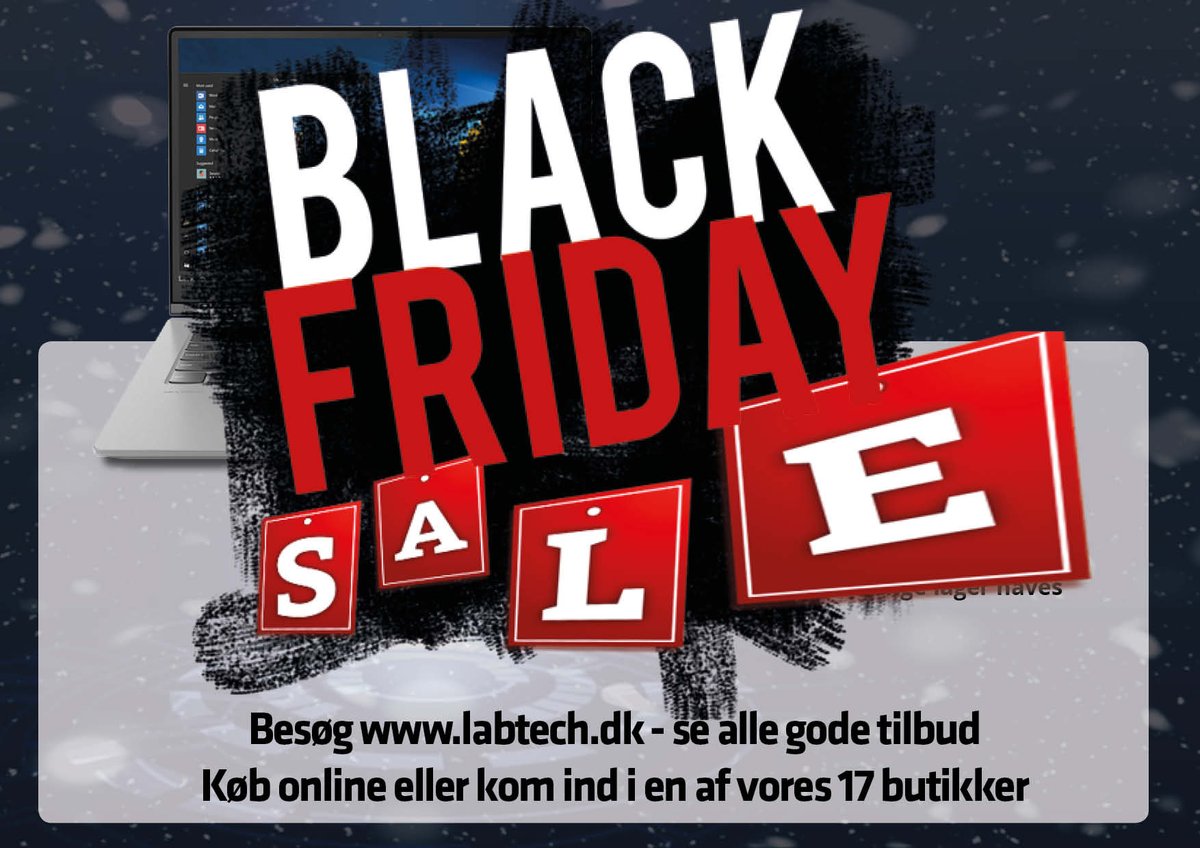 data_labtech's tweet image. Vi har ekstra gode Black Friday tilbud til dig - mailchi.mp/labtech.dk/uge…