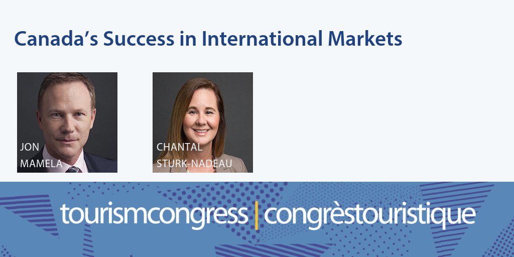 Canada’s Success in Int'l Markets at #TIACCongress Nov. 27. Discover what’s working today across business events &amp; leisure segments. Learn how Team Canada can best collaborate for success in 2019 &amp; beyond! Speakers: <a href="/jmamela/">Jon Mamela</a> <a href="/ChantalCanada1/">Chantal Sturk-Nadeau</a> <a href="/DestinationCAN/">Destination Canada</a> bit.ly/2jdD5Rp