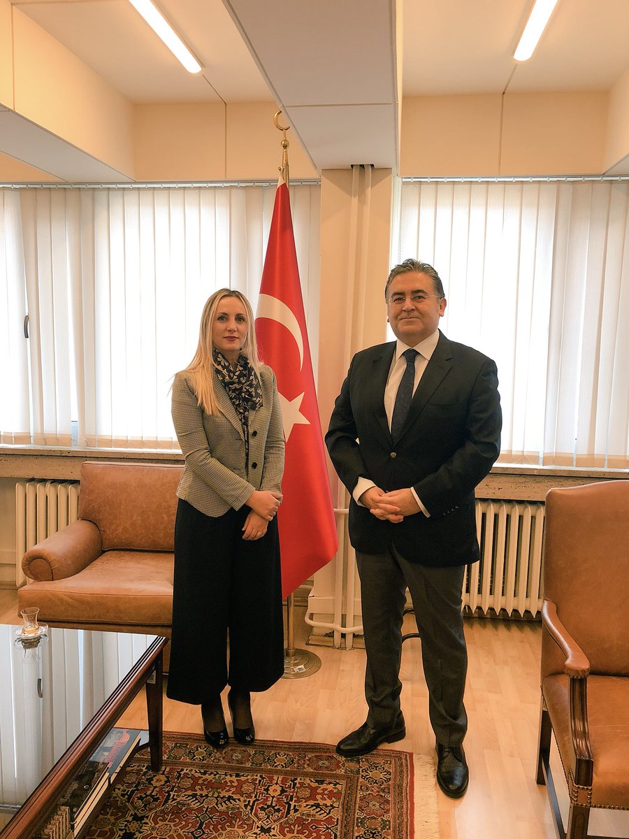 DonikaHoxha's tweet photo. I was delighted to meet & discuss today traditional friendship, #WesternBalkans, #EU integration, public & cultural diplomacy events in 🇧🇬 with #Austrian Ambassador #AndreaWicke, #Italian Ambassador #StefanoBaldi (@diplosor) & #Turkish #Ambassador Dr. #HasanUlusoy 🇦🇱 🇦🇹 🇮🇹 🇹🇷 https://t.co/bNG40qoyXM