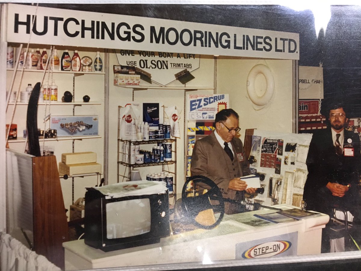 #Tbt  Founder Ralph Hutchings with Scott at a trade show circa 1984