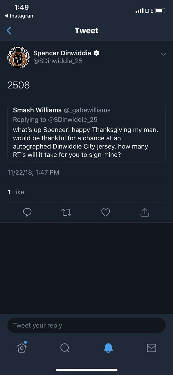 _gabewilliams's tweet photo. Twitter, I don’t ask y’all for nothing. Hold the kid down please! 🙏

2508 on the way @SDinwiddie_25 https://t.co/Zc8VdgI5FD