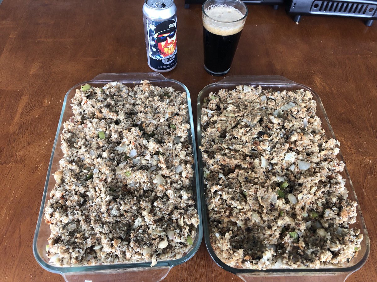 OutdoorsCook's tweet photo. It’s been a LONG time since I have posted but Thanksgiving requires attention. Anyone want some Lobster Stuffing? https://t.co/fJf2nEfof8
