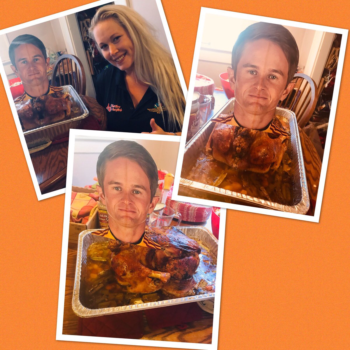 FastCarsin317's tweet photo. #TurkeyRHR Thanks to @butterball for sponsoring @RyanHunterReay and helping us celebrate #Thanksgiving ! Post your pics with #TurkeyRHR for a chance to win a #FastCarsFastGirls shirt!! Happy Turkey Day race fans!! ππ¦π https://t.co/FF0yyLfiNZ