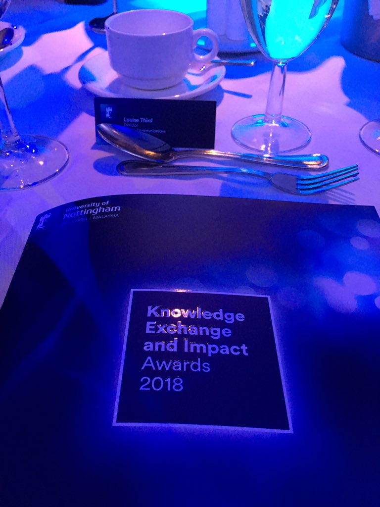 IntegraComms's tweet photo. Amazing academic excellence celebrated #UoNawards tonight. Great to be in such good #Nottingham company https://t.co/GDbojr6H34