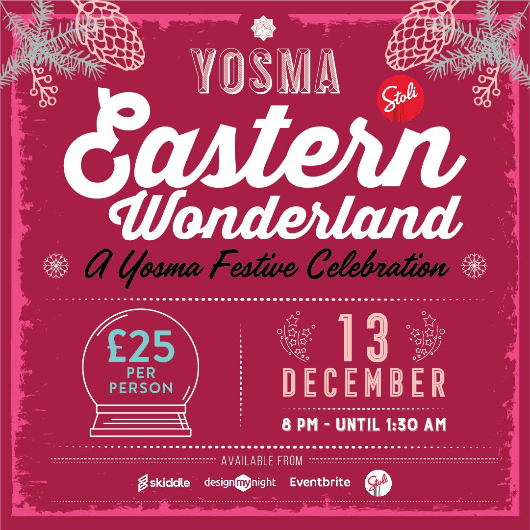 Time to get jolly! 🎄 Join us Thursday 13 December to enjoy a selection of Turkish style canapes and test your bartender skills as our mixologists show you how to create your very own Christmas cocktail while dancing the night away to our DJ’s X-mas jams!