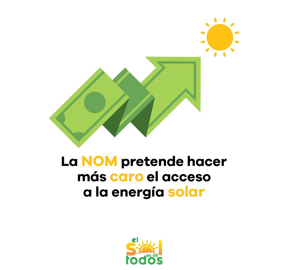 SolEsDeTodos's tweet photo. Es importante resaltar que la norma atenta en contra del medio ambiente y la economía familiar, por eso la rechazamos #ElSolEsDeTodos https://t.co/IcJ8bfaqhO