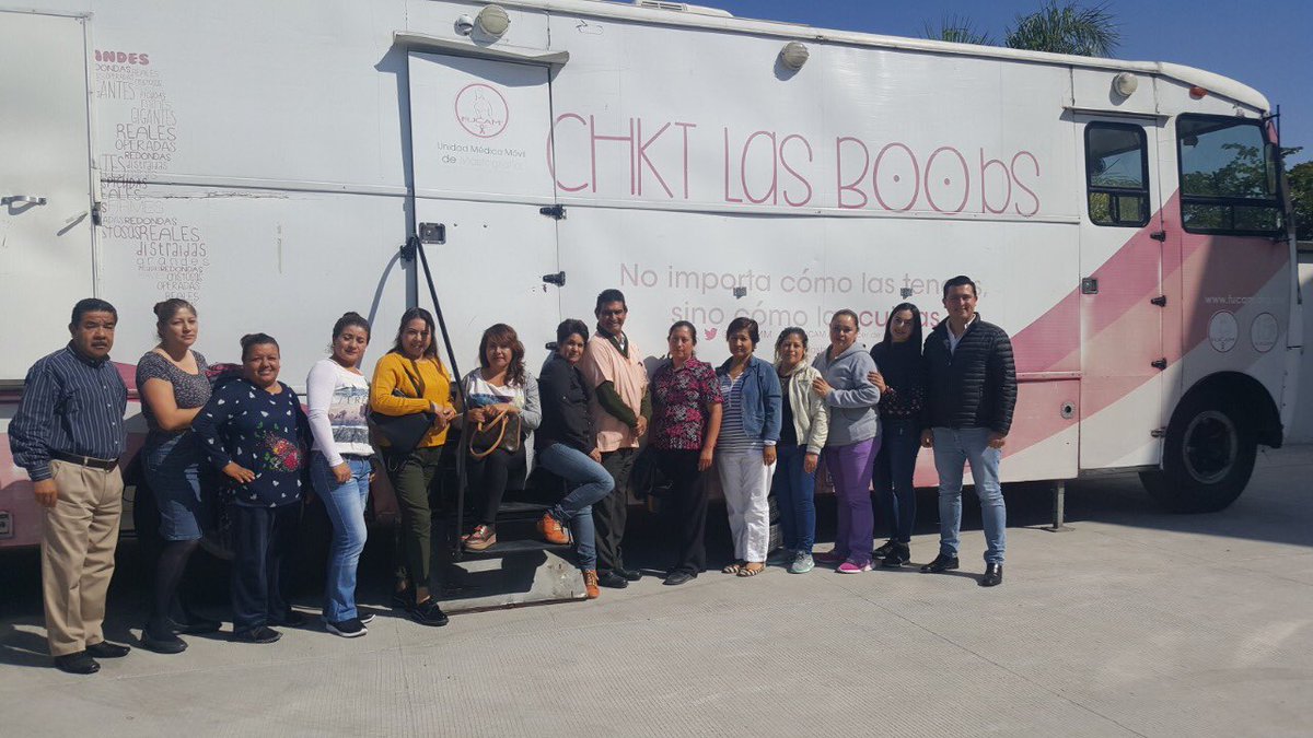 FundacionAzteca's tweet photo. Se realizaron 50 mastografías gratuitas a mujeres del personal de la Escuela de Talentos Guanajuato-Azteca.👩‍⚕

Con el apoyo de @FUCAMM y los donativos recaudados mediante el #MOVA105, pudimos hacer esto posible.👏

¡Nuestra lucha contra el cáncer de mama en #México continúa!🇲🇽 https://t.co/OwDdcfG92M