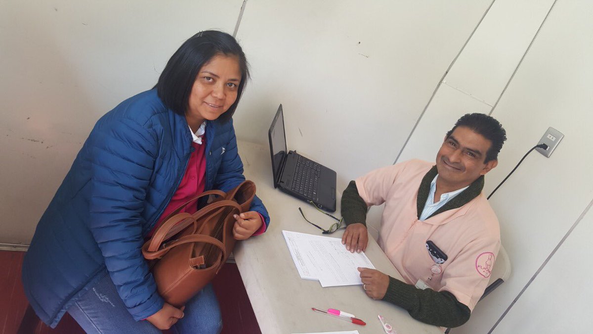 FundacionAzteca's tweet photo. Se realizaron 50 mastografías gratuitas a mujeres del personal de la Escuela de Talentos Guanajuato-Azteca.👩‍⚕

Con el apoyo de @FUCAMM y los donativos recaudados mediante el #MOVA105, pudimos hacer esto posible.👏

¡Nuestra lucha contra el cáncer de mama en #México continúa!🇲🇽 https://t.co/OwDdcfG92M