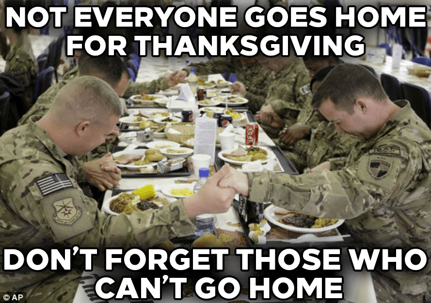RepHolding's tweet photo. Today I am thinking about the men and women in uniform serving overseas, far away from their loved ones. God bless them. #HappyThanksgiving https://t.co/ohUD0H1D2b