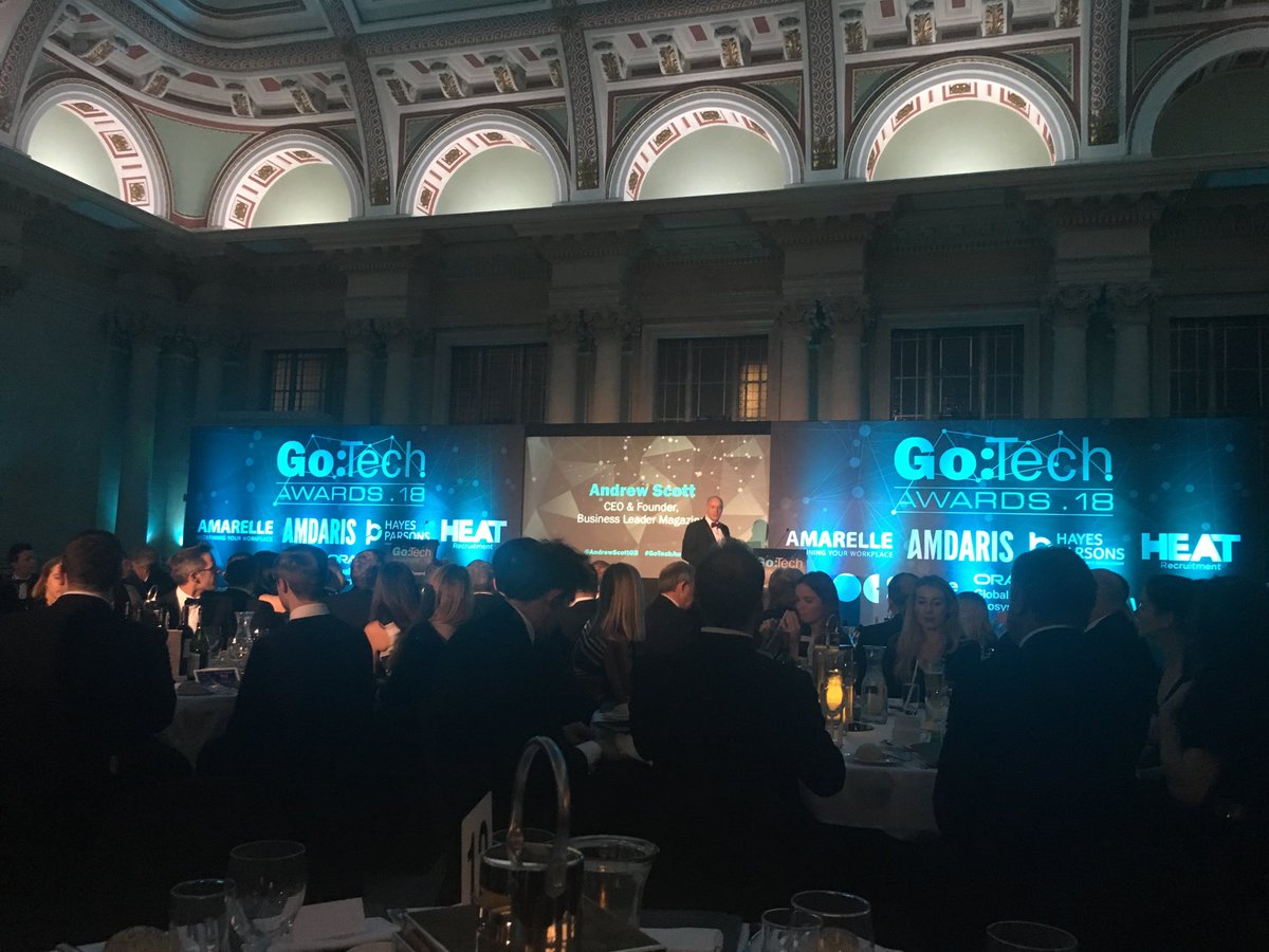 InteractionLtd's tweet image. Kicking off a night at the #GoTechAwards ...Sam thanks for the photobomb with ⁦@BLeaderNews⁩ good luck everyone x