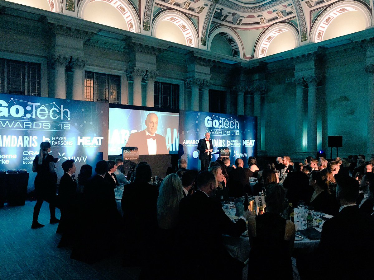 kets_quantum's tweet image. We’re good to go at the @BLeaderNews #GoTechAwards tonight. Great atmosphere - good luck everyone esp the Best Tech Startup nominees 🏆