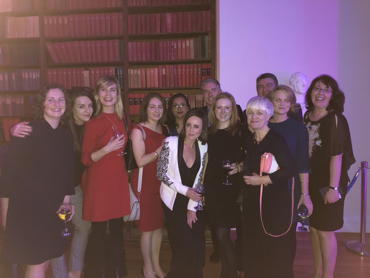Fenergo's tweet photo. #Fenergo team at #WITA18 Women in Tech Awards in Dublin tonight! Best of luck to our colleagues @EimearStokes and Laoise Murphy who are shortlisted 🙏 https://t.co/hmINfEikOO