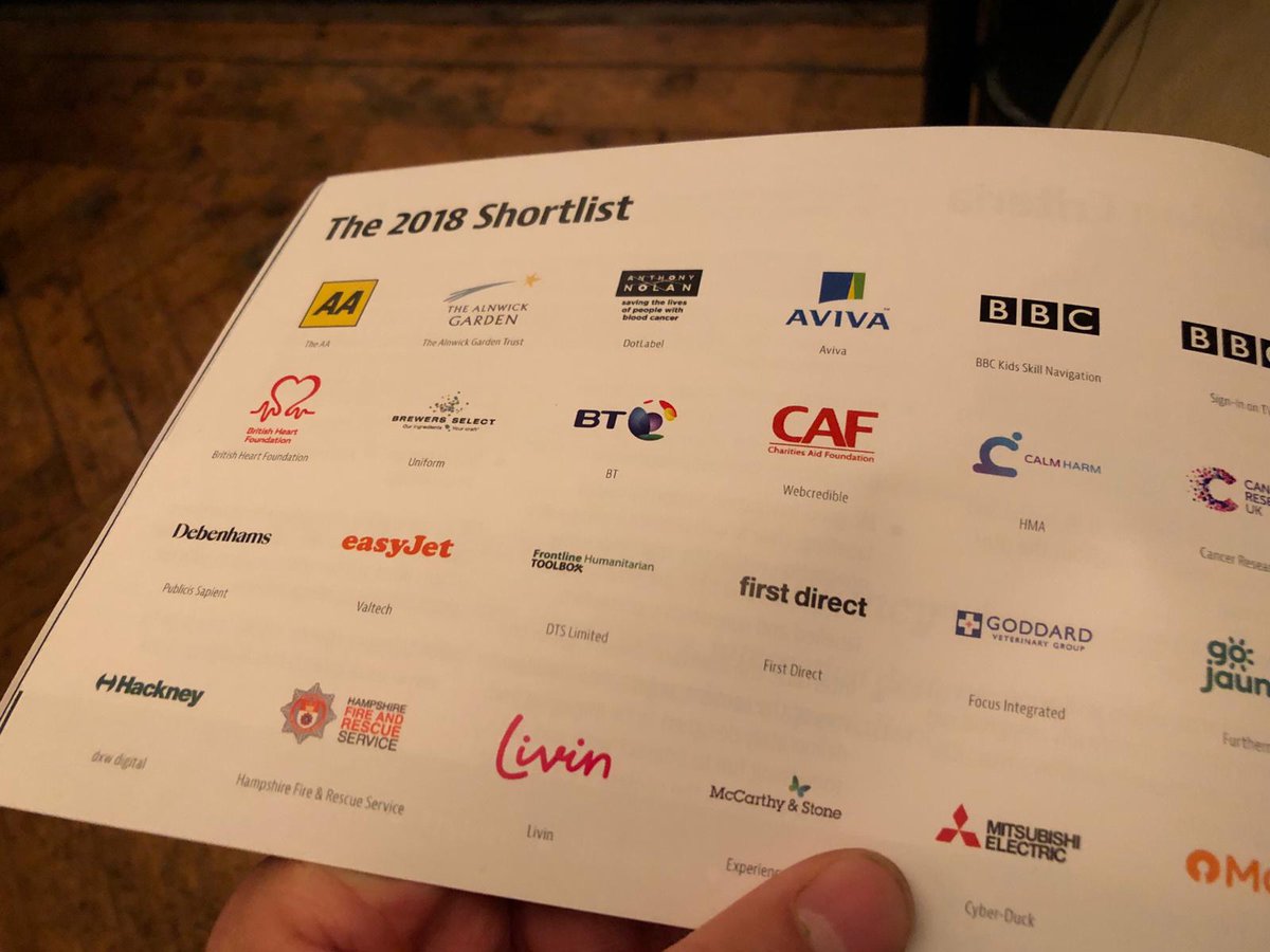 cyberduck_uk's tweet photo. We may not have won, but to be nominated with Mitsubishi Electric for Best Information Experience is a phenomenal achievement in itself for which we are very, very proud. Congrats to @thetrainline, and a big hand to our clients @meuk_les 👏🙌 #UXUKAwards18 @UXUKAwards https://t.co/UMAY7KDSjq