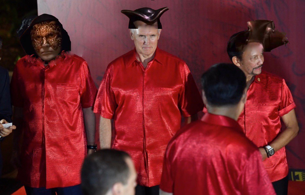 KermitCole's tweet photo. Pence Wide Shut. (Original photo courtesy of the New York Times.) https://t.co/WoLRksRSlT