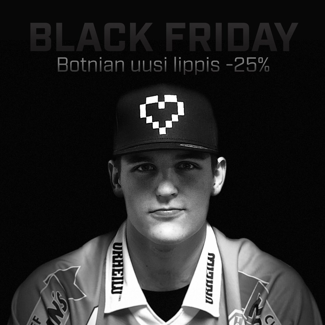 Black Friday -tarjous! Perjantaina 23.11.2018 tilatut lippikset -25% (=15 euroa). Lippiksen voi tilata sähköpostilla 👉 fanituotteet@botniabandy.fi 🖤 #botniabandy #rakaskotikyläoulunkylä