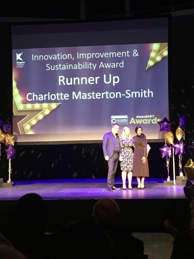 #TeamKHFT #khftproud @KingstonHospNHS @angellicabell What a fantastic evening - incredible to celebrate all the #outstanding work everyone is doing - proud to have been nominated and awarded runner-up #chiefregistrar