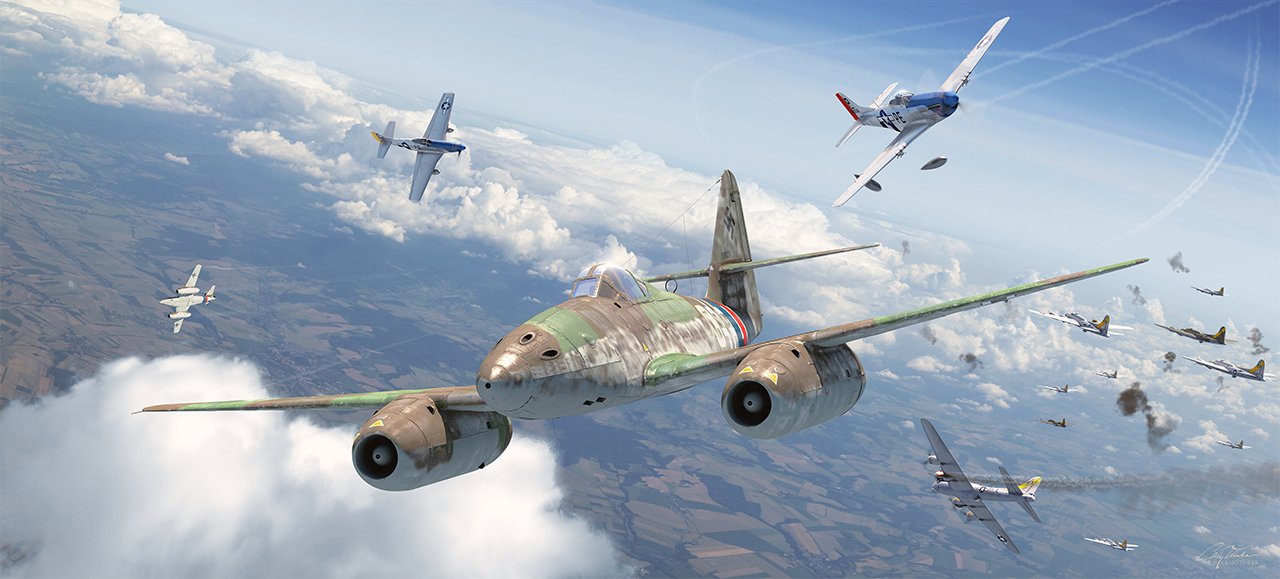Messerschmitt Me 262 Vs P 51 Mustang