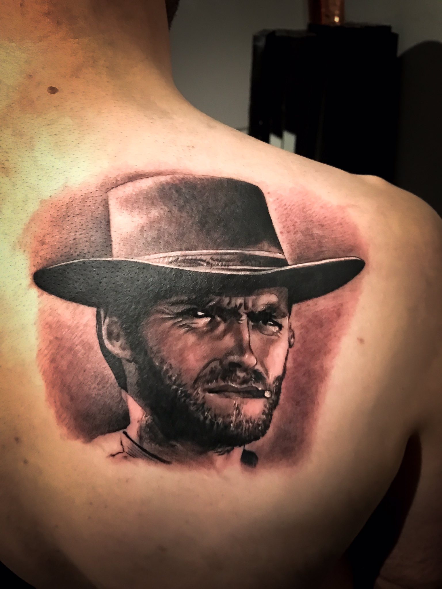 Clint Eastwood Portrait  Katana Tattoo