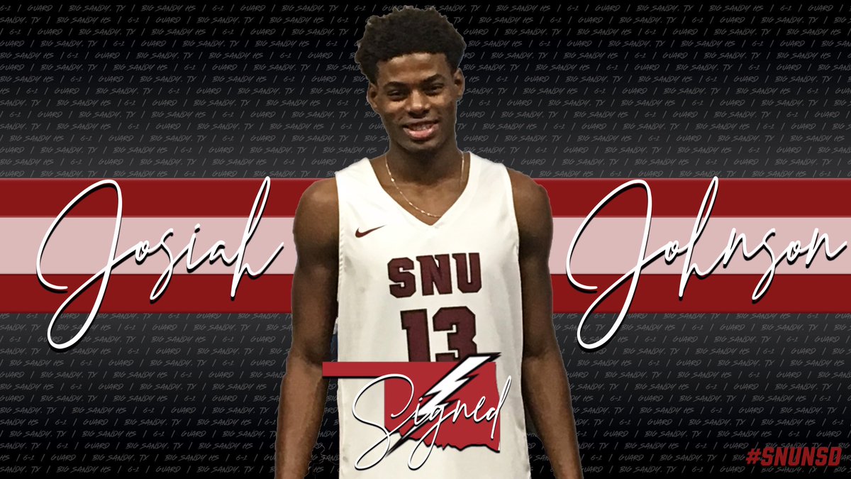 🚨🚨We are excited to welcome the 1st signee of our 2019 class, Josiah Johnson!!!! Josiah is from Big Sandy HS in Big Sandy, TX!! <a href="/magixxjoee/">Josiah Johnson</a> @snuathletics 🚨🚨