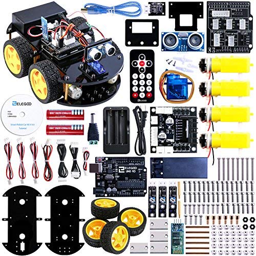 ELEGOO UNO Project Smart Robot Car Kit with UNO R3, Line Tracking Module, Ultrasonic Sensor, IR Remote Control Module etc. Intelligent and Educational Toy Car Robotic Kit for Kids Teens from ELEGOO: Now you are looking at ELEGOO UNO Project Smart Robot… dlvr.it/QrtGjS