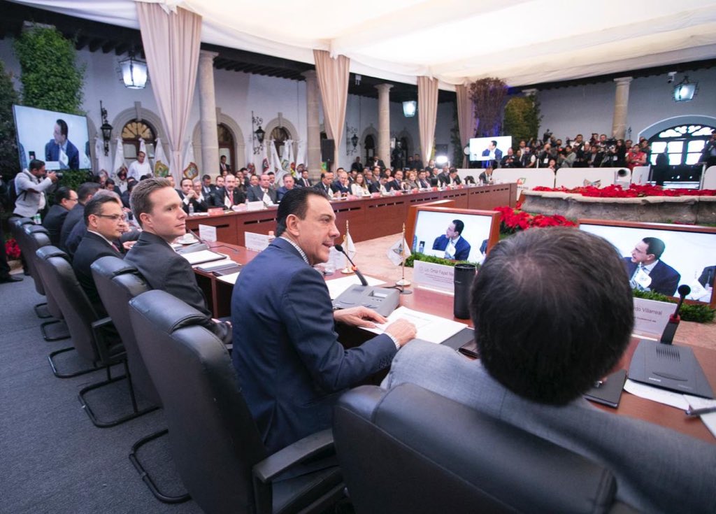 omarfayad's tweet photo. El 22 de mayo de 2018, en el marco de la 54° Reunión Ordinaria de la @CONAGO_oficial, fui designado por unanimidad de los Gobernadores como Coordinador de la Comisión de Desarrollo Económico. #CONAGOenHidalgo https://t.co/T8RUuotr3p