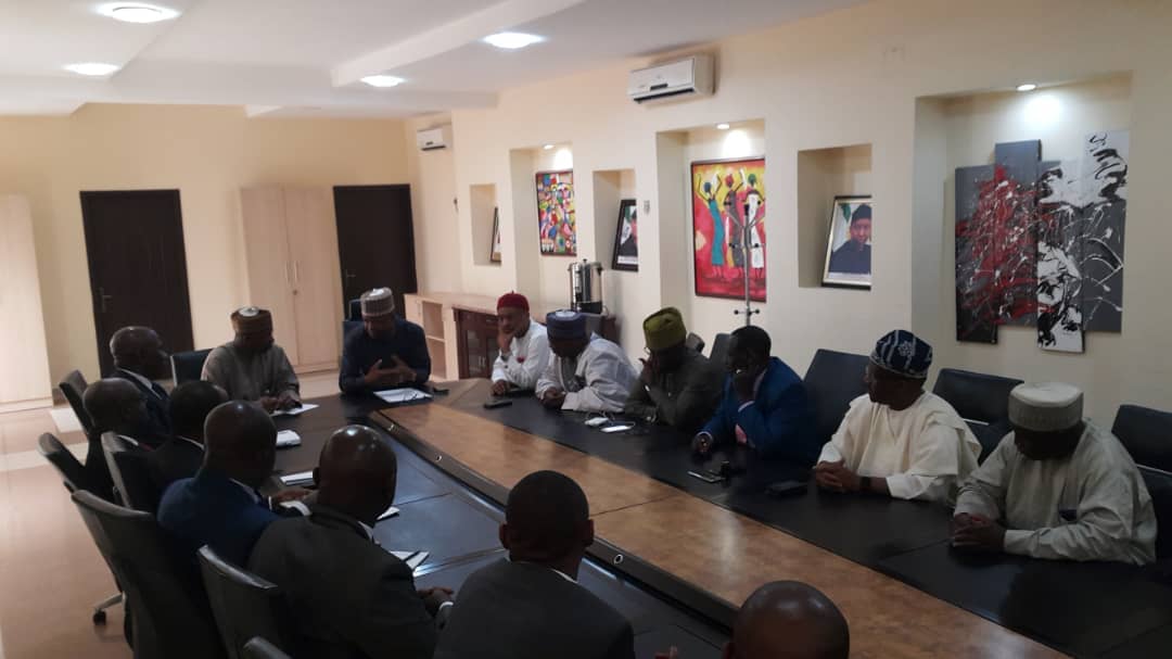 IbrahimObasky's tweet photo. The Kwara South Senator, @rafiuibrahim, who is the chairman of the Nigerian Senate Committee on Banking, Insurance and other Financial Institutions was today in the company of other members of his committee at an oversight visit to the offices of the National Insurance Commission https://t.co/wGA2VTxluw