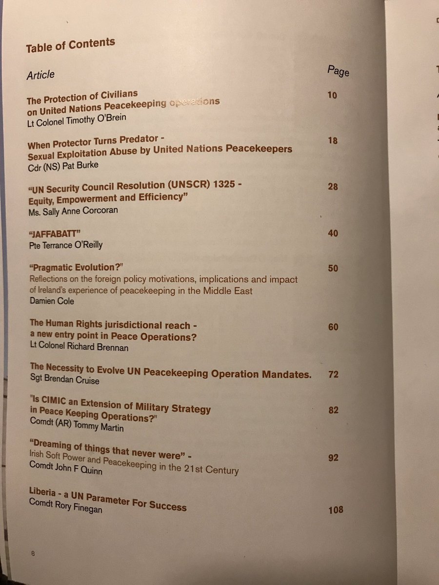brendancruise's tweet photo. Two papers published in two years in #DFReview #PaperOnPeacekeepingWhilstPeacekeeping https://t.co/5xjxTND7Cx