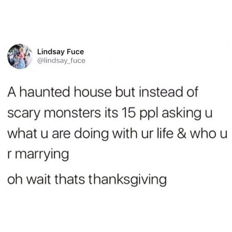 partyfueler's tweet photo. Happy Thanksgiving from the Party Fueler family! 🤣😱🦃🍻
-

#thanksgiving #family #funny #repost #anotherdrinkplease https://t.co/Wp9bN4AFCT