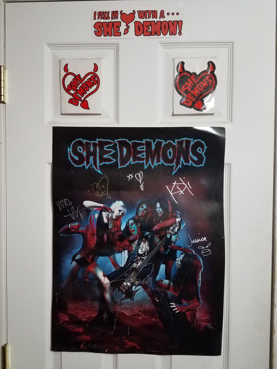 loco4hotleggs's tweet image. Happy Birthday @Aliciajvigil and go #SheDemons still have the poster up on my bedroom door!!!😈