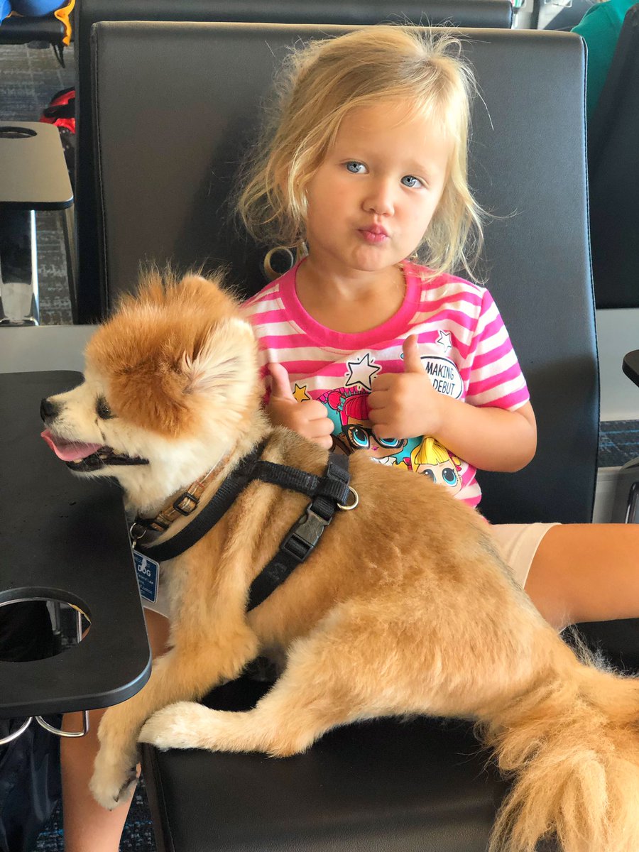 janjeffcoat's tweet photo. Mwah 💋 xoxo...Happy Thanksgiving from my lil boo and Scrappy too. Headed back home to LA. #frequentflyers #headedhome #fadingwest #labound #thanksgivingtravel https://t.co/JVOnr68kXd