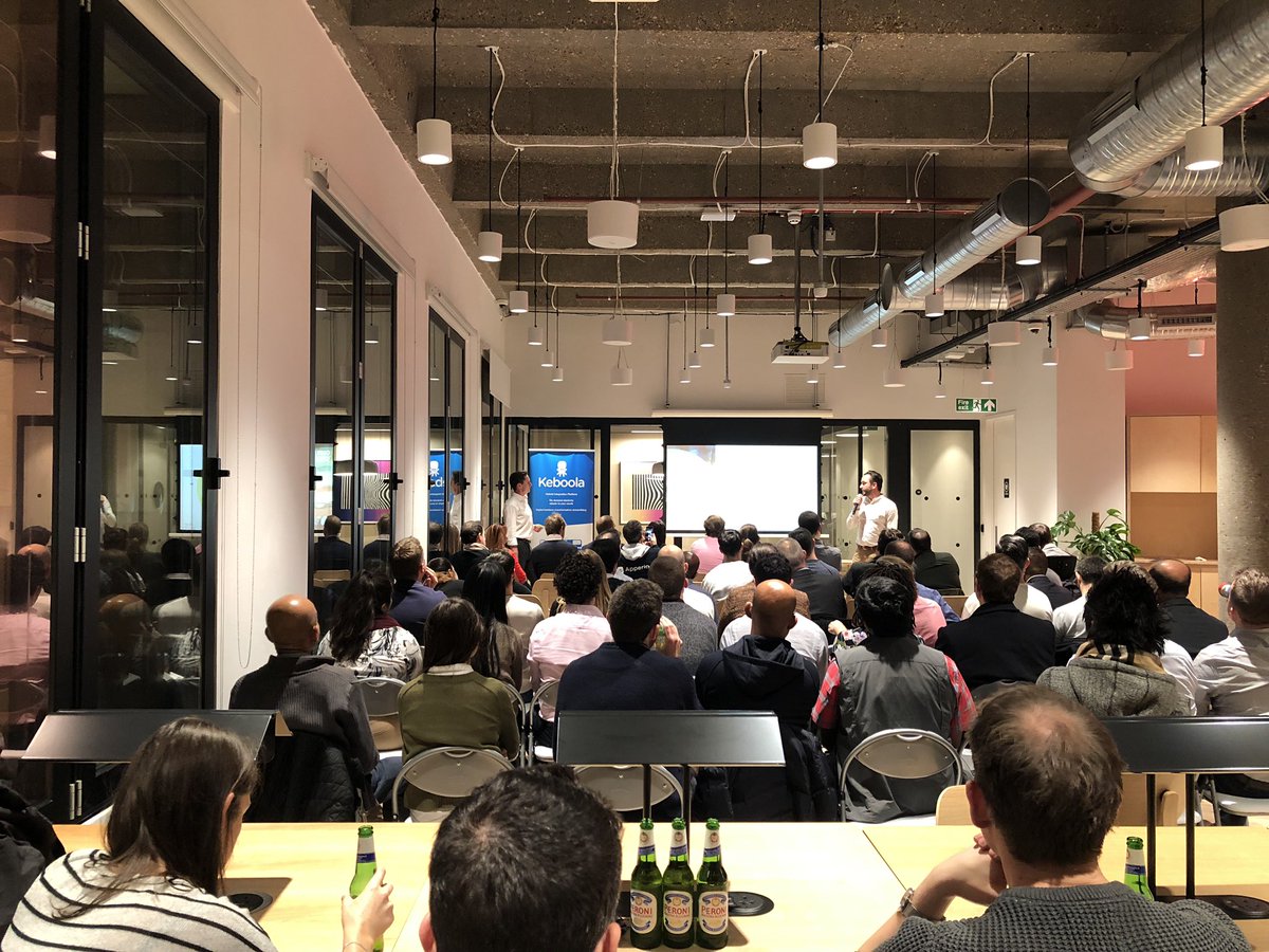 keboola's tweet image. Our first speaker @mlukowski sharing about the use of data in the hospitality industry and especially at Fourth #DoMoreWithData #data #keboola