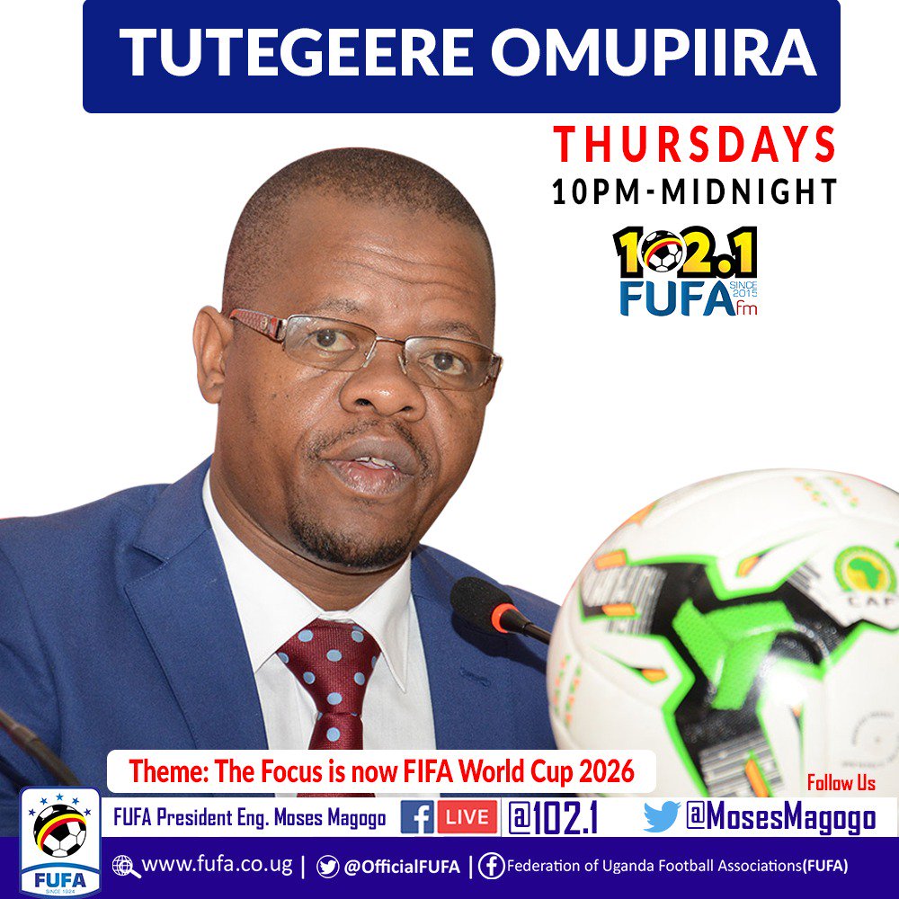 OfficialFUFA's tweet photo. We got back to the drawing board after @UgandaCranes failed to qualify for @AFCON2015 thus setting our targets for #ProjectCameroon2019 in the football symposium held in January 2015.
#TutegeereOmupiira by FUFA Pres Eng. @MosesMagogo . https://t.co/8rS5XHsidB