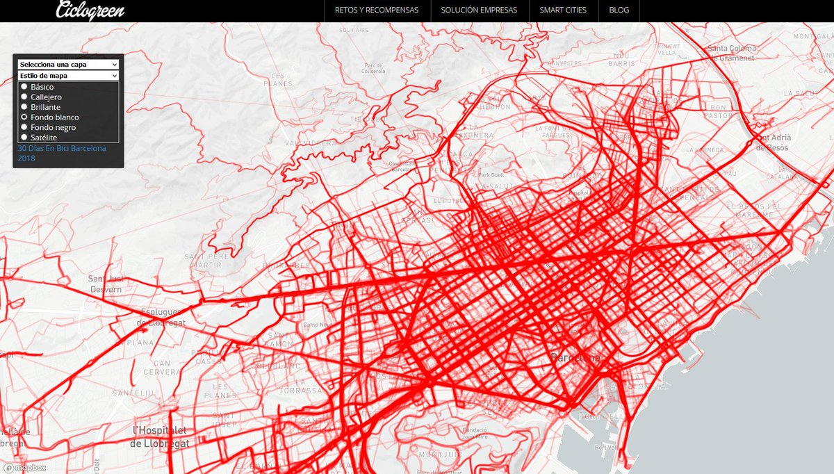 Ciclogreen's tweet photo. Looking for mobility data and rewarding programmes to increase sustainable mobility practices in you city or company? Look for us at the #POLIS2018 conference or send an email to info@ciclogreen.com @POLISnetwork #heatmaps #sustainablemobility #app https://t.co/5QIk9BbTYF
