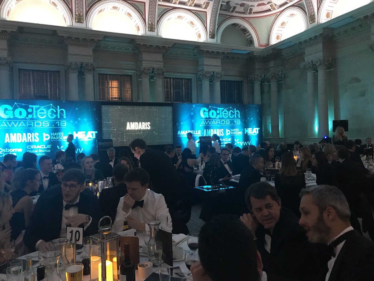 dtwooduk's tweet image. A lovely dinner at the #GoTechAwards ceremony which celebrates innovation and excellence across the #tech industry! @BLeaderNews