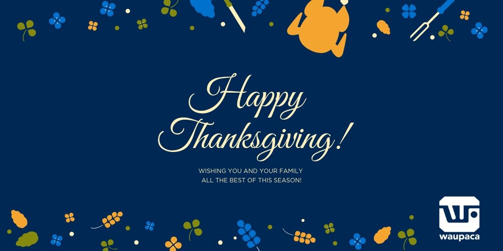 WaupacaFoundry's tweet photo. #HappyThanksgiving -- Here's our #TurkeyTweet https://t.co/QN1TkSkB0P