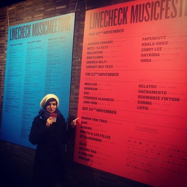 marvavontheo's tweet photo. "The writing's on the wall..." Day I at @linecheck_festival at @base_milano for the @milano_music_week. Theo missing as he is obviously the one taking the photo! #linecheck18 #milanomusicweek #MMW18 #nimpe #showcasefestival #basemilano #independentartist… https://t.co/0msas0XtbT https://t.co/VGQ9P9rBl6