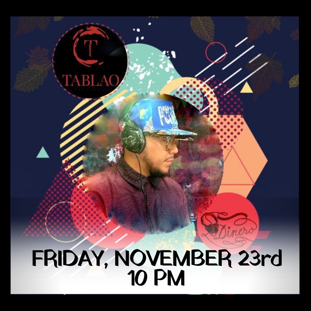 tablaosono's tweet photo. Friday Night is Drinks, Bites, and Beats after 10 pm here at Tablao! 
#fridaynight #partynight #dance #music #dj #tablaosono https://t.co/Z8cTfA6IgC