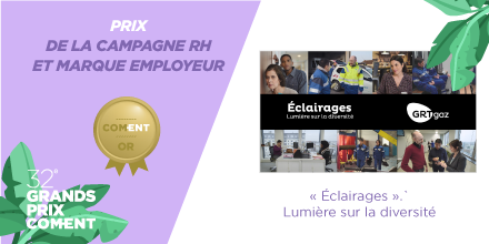 communicantsfr's tweet photo. Bravo à @GRTgaz pour "« Eclairages ». Lumière sur la diversité", #COMENTOR du Prix de la Campagne #RH et #MarqueEmployeur : une série qui sensibilise les collaborateur.rice.s et illumine 💡 les consciences au sujet de la mixité professionnelle, sans être moralisateur #GPCOMENT https://t.co/LCFVpPbi10