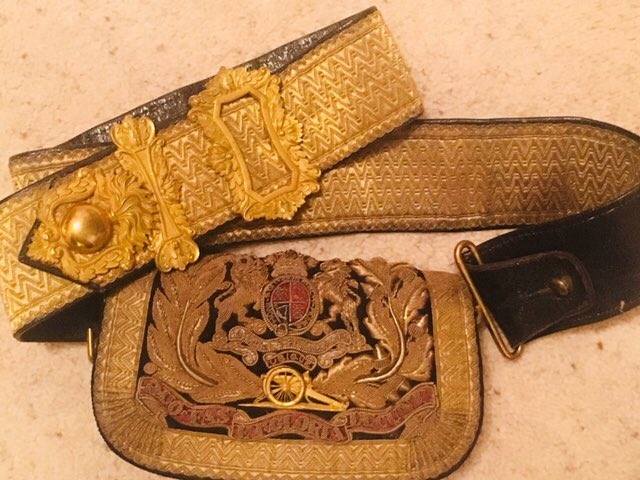 Victorian artillery officers dress cross belt and pouch #WHITWICK #militaria fair THIS SUN 25/11 @Hermitage_LC @AshbyLife @HoodPark_LC